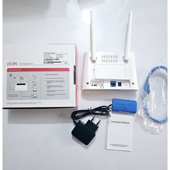 LTE CPE R102 4G Sim Wifi Router 4000mAh Battery
