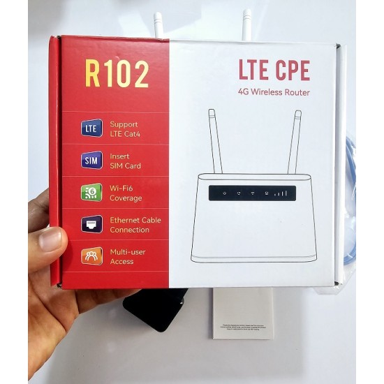 LTE CPE R102 4G Sim Wifi Router 4000mAh Battery