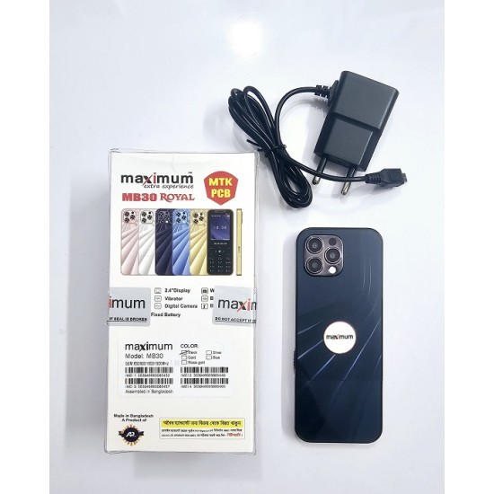 Maximum MB30 Royal Phone Four Sim Black