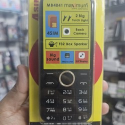 Maximum MB4041 Button Phone Four Sim Black