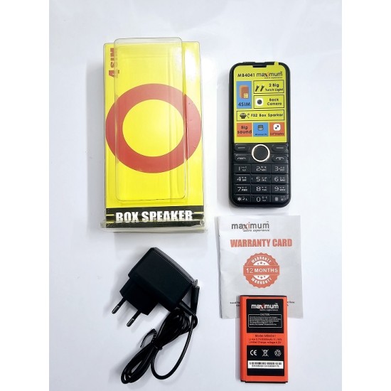 Maximum MB4041 Button Phone Four Sim Black