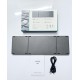 Triple Folding Portable Bluetooth Keyboard Touchpad Magnetic 