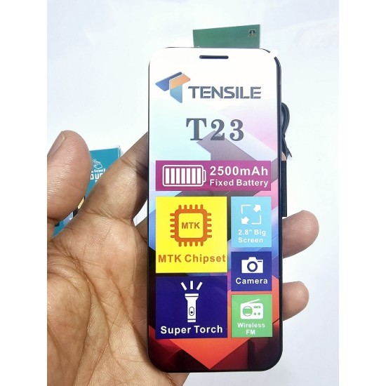 Tensile T23 Touch Button Phone Black