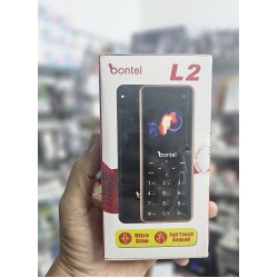 Bontel L2 Button Phone Touch Button With Back Cover Blue