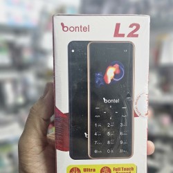 Bontel L2 Button Phone Touch Button With Back Cover Blue