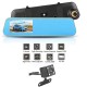 Car Rear View Mirror Dual Channel Video Recorder Camera Night Vision