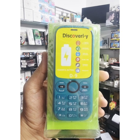 Discovery D9 Button Phone Four Sim 3000mAh Blue