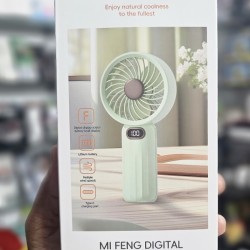 DM79 Handheld Portable Fan LED Display 2 Battery