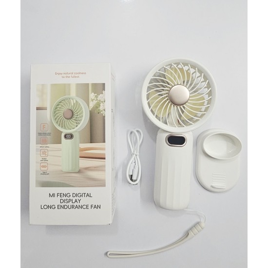 DM79 Handheld Portable Fan LED Display 2 Battery