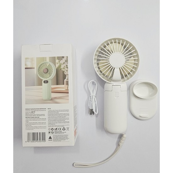 DM79 Handheld Portable Fan LED Display 2 Battery