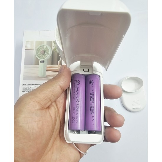 DM79 Handheld Portable Fan LED Display 2 Battery