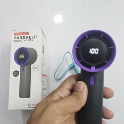 HR2590 Handhole Mini Turbo Fan With Dispaly