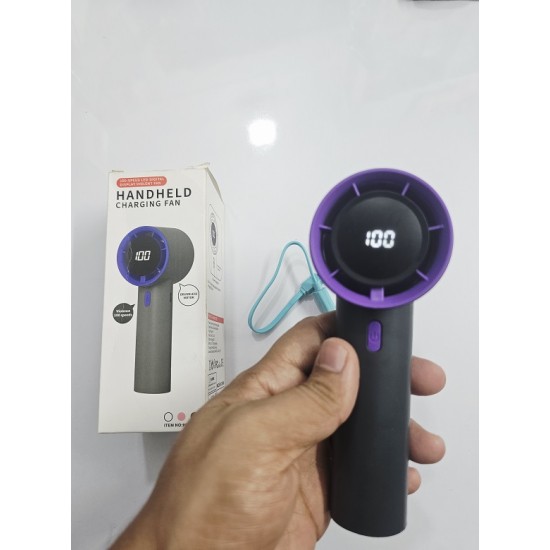 HR2590 Handhole Mini Turbo Fan With Dispaly