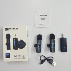 K35 Wireless Microphone Dual Mic
