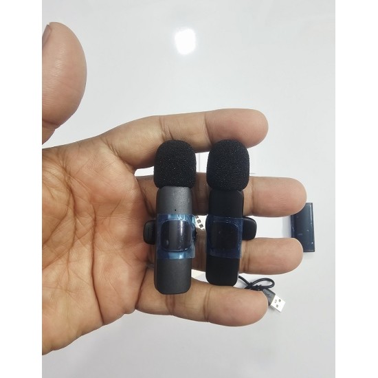 K35 Wireless Microphone Dual Mic