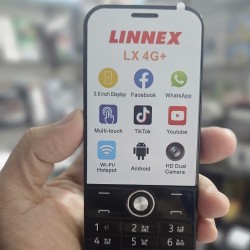 Linnex LX4G Android Touch Button Phone 3GB RAM Black