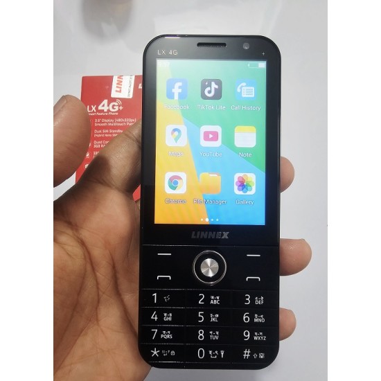 Linnex LX4G Android Touch Button Phone 3GB RAM Black
