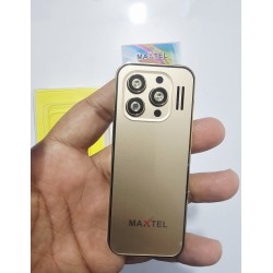Maxtel Max11 Card Phone Dual Sim Gold