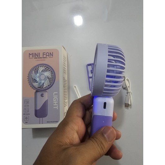 S075 Handhole Mini Fan Rechargeable
