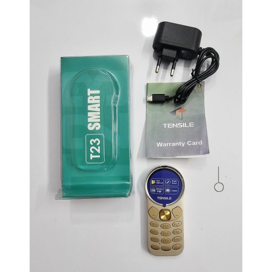 Tensile T23 Smart Feature Phone Amoled Display Magic Voice Gold