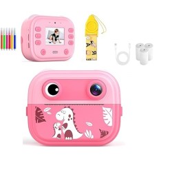 Y16 Kids instant Print Camera With 3 Extra Paper Rolls