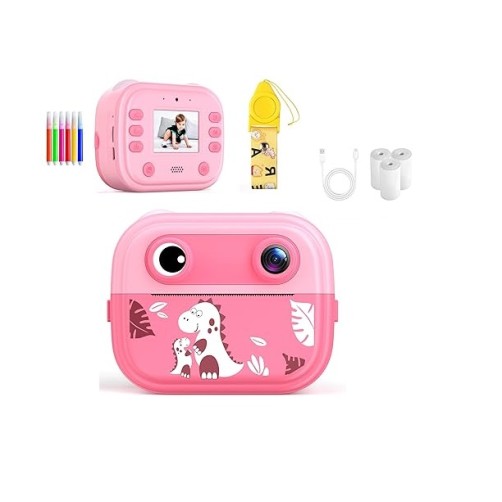 Y16 Kids instant Print Camera With 3 Extra Paper Rolls