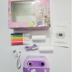 Y16 Kids instant Print Camera With 3 Extra Paper Rolls