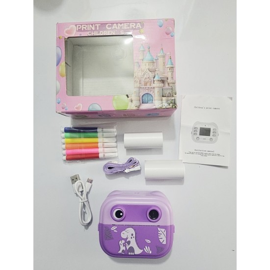 Y16 Kids instant Print Camera With 3 Extra Paper Rolls