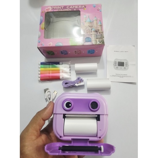 Y16 Kids instant Print Camera With 3 Extra Paper Rolls