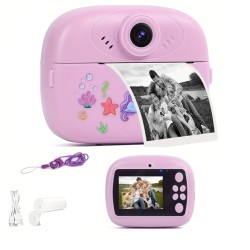 Y600 Kids instant Print Camera With 2 Extra Paper Rolls