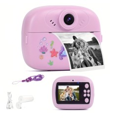 Y600 Kids instant Print Camera With 2 Extra Paper Rolls