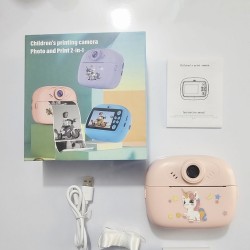 Y600 Kids instant Print Camera With 2 Extra Paper Rolls