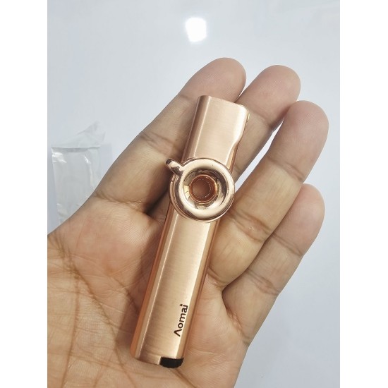 Aomai Round Gas Lighter Windproof