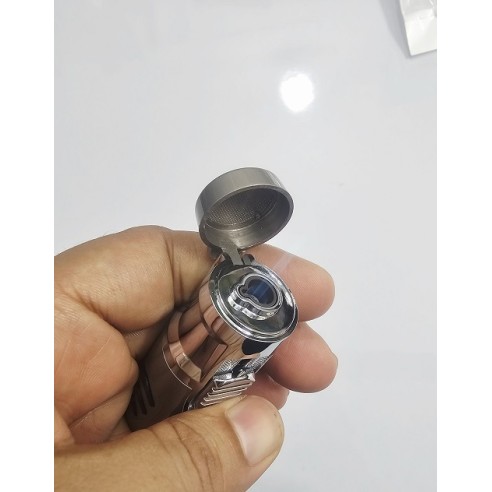 AR173 Jet Flame Metal Body Lighter Visible Fuel