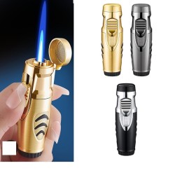 AR173 Jet Flame Metal Body Lighter Visible Fuel