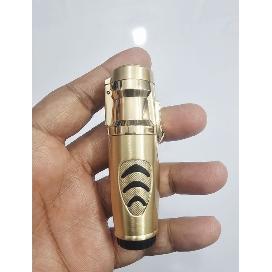 AR173 Jet Flame Metal Body Lighter Visible Fuel