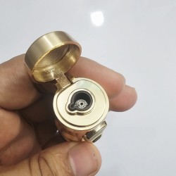 AR173 Jet Flame Metal Body Lighter Visible Fuel