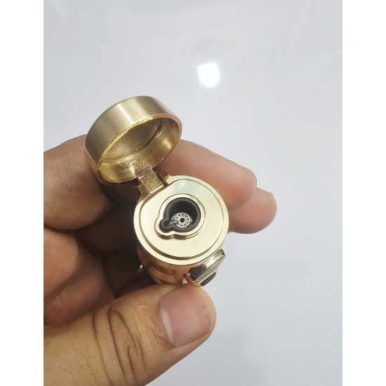 AR173 Jet Flame Metal Body Lighter Visible Fuel