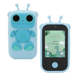 B10 Kids Smart Touch Phone Dual Camera Protection Cover Blue