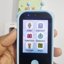 B10 Kids Smart Touch Phone Dual Camera Protection Cover Blue