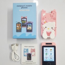 B11 Kids Smart Touch Phone Roted Camera Protection Cover Pink