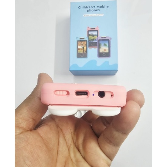 B11 Kids Smart Touch Phone Roted Camera Protection Cover Pink