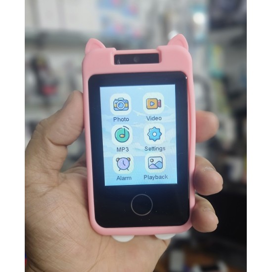 B11 Kids Smart Touch Phone Roted Camera Protection Cover Pink