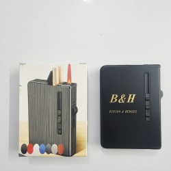 Gas Lighter With Cigarette Case