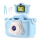 Kids Dual Video Camera With Protect Cover Blue