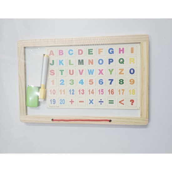 Kids Magnetic Puzzles White Board And Black Slate