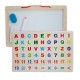 Kids Magnetic Puzzles White Board And Black Slate