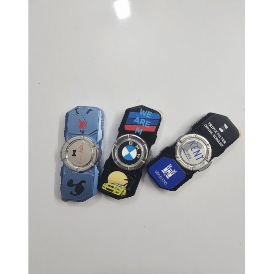 Spinner Shape Metal Body Gas Lighter