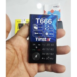 Tinstar T666 Mini Card Phone Dual Sim Black