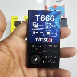 Tinstar T666 Mini Card Phone Dual Sim Black